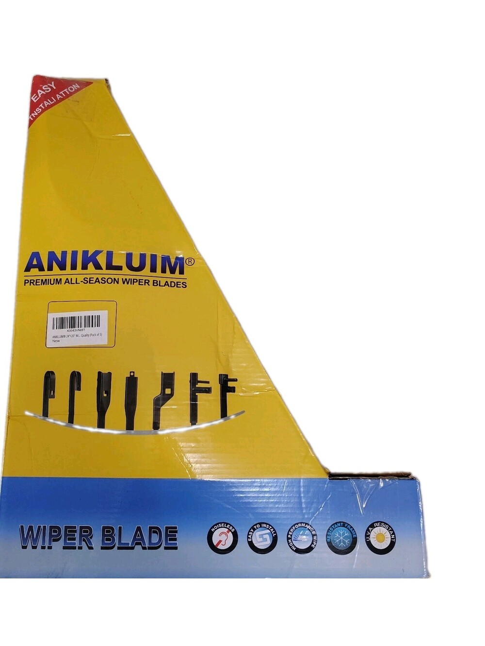 ANIKLUIM® 24"+ 20" Wiper Blades with 11" Rear Blade Set 24+20+11 GMC Chevy